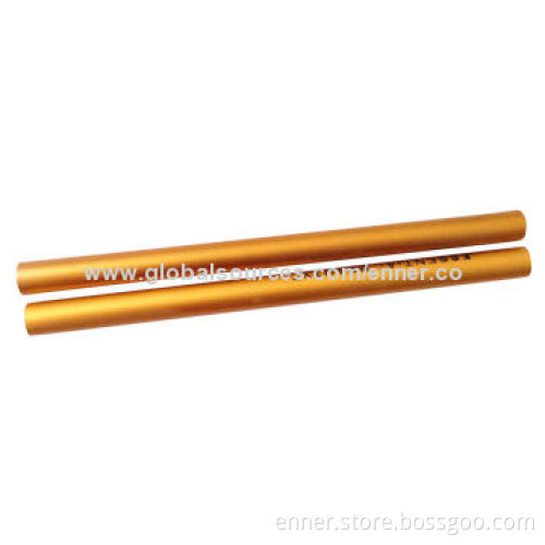 Aluminum pipes, OD 6mm to 30mm thickness, 1mm laser logo, made in China